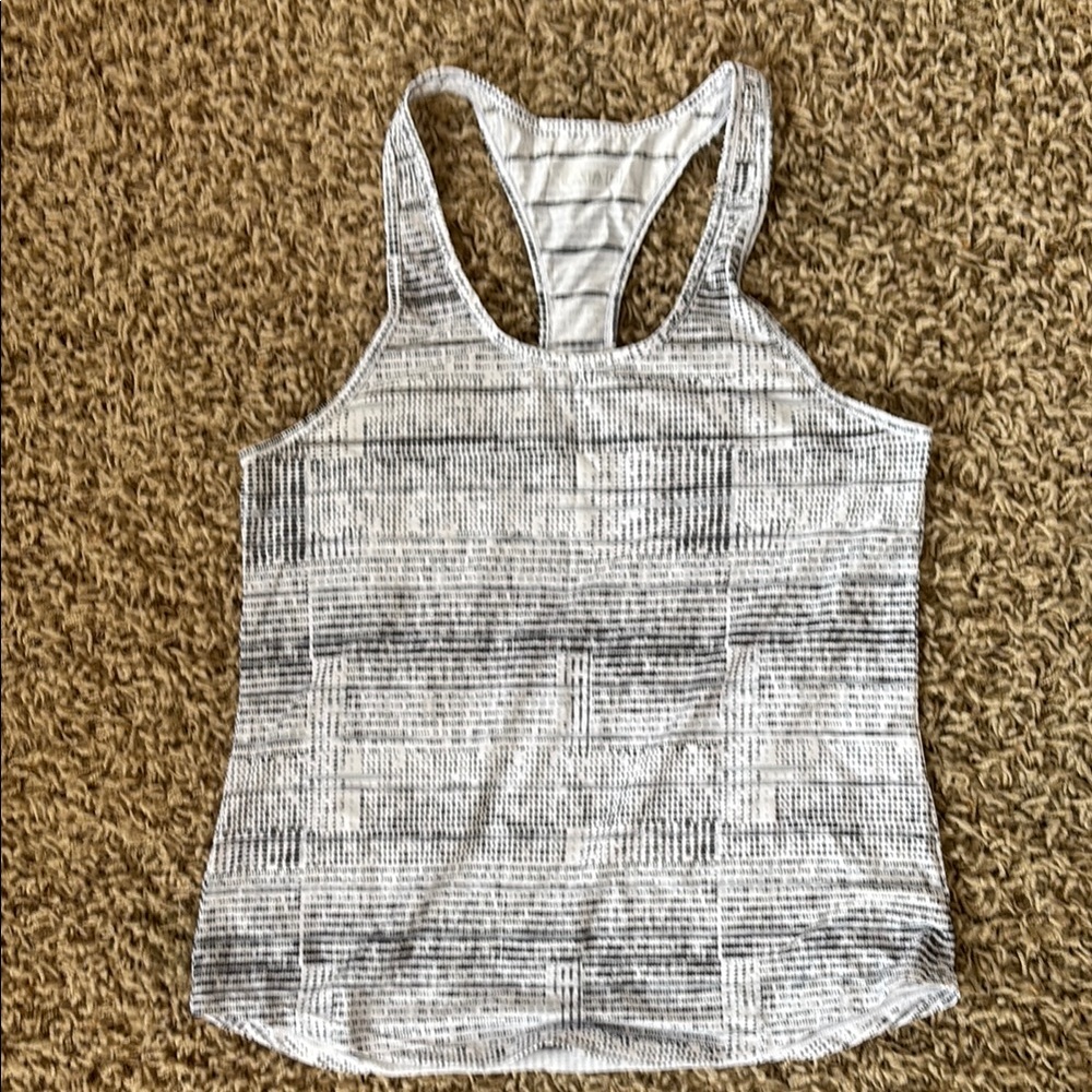 ZYIA Gray Racerback Sleeveless Tank Top - Picture 1 of 5